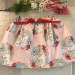 Beauty and The Beast Elastic Waist Skirt Size 5